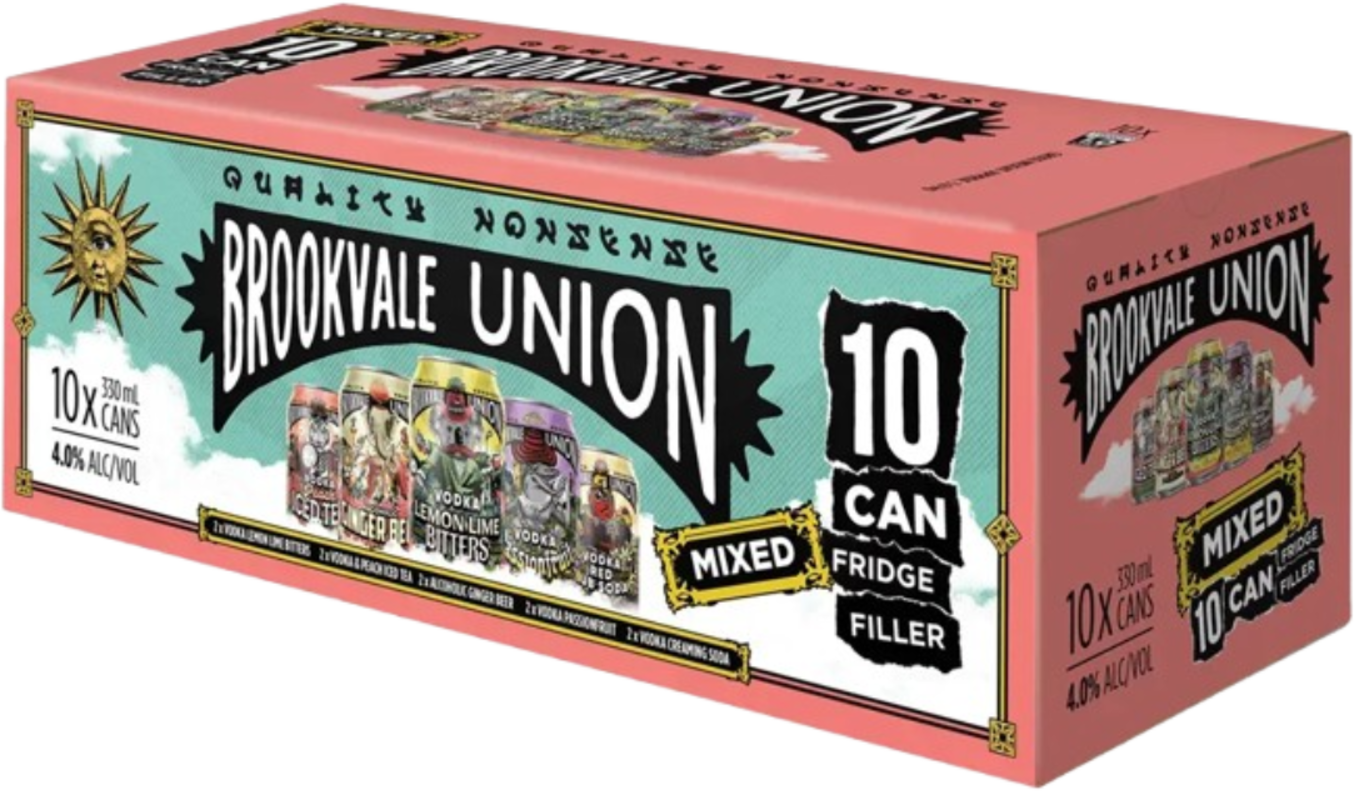 Brookvale Union Mixed 10 Pack Cans 10X330ML