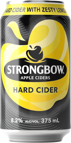 Strongbow Hard Zesty Lemon Cider 1X375ML