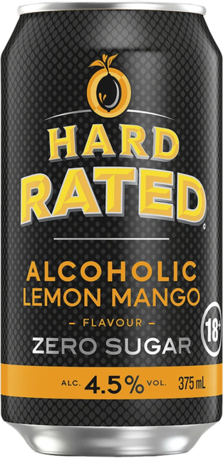 Hard Rated Lemon Mango Zero Sugar Can 1X375ML
