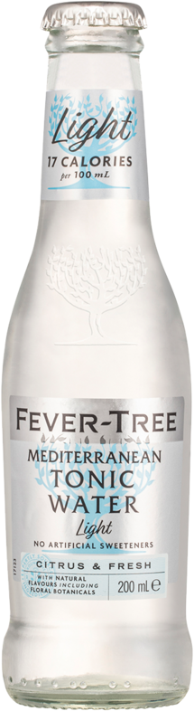 Fever Tree Light Mediterranean Tonic Bottle 1X200ML