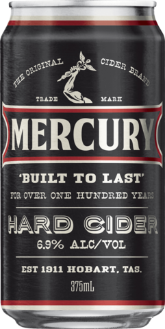Mercury Hard Cider Can 1X375ML