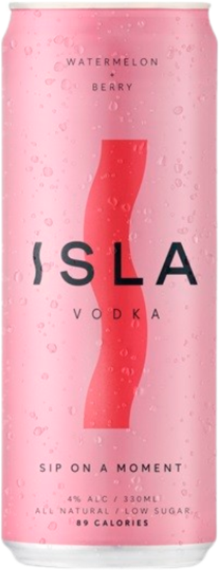 Isla Vodka Watermelon & Berry Can 1X330ML