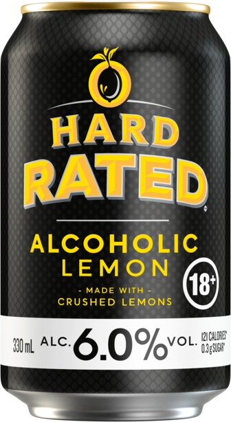Hard Rated Lemon 6% Can 4X330ML