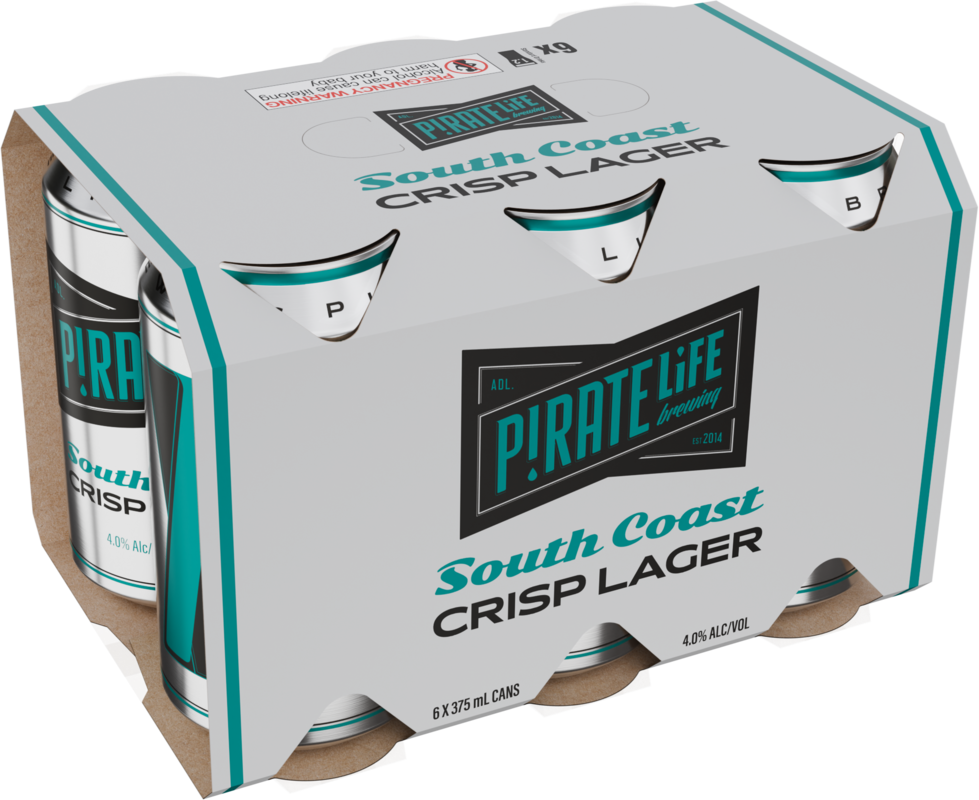 Pirate Life South Coast Crisp Lager Can 6X375ML