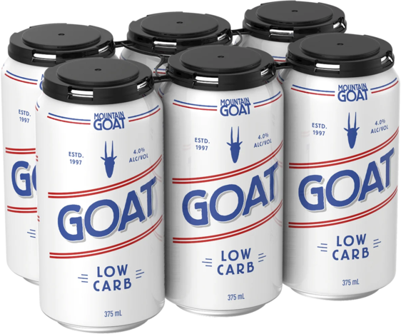 Mountain Goat Ultra Low Carb Can 6X375ML