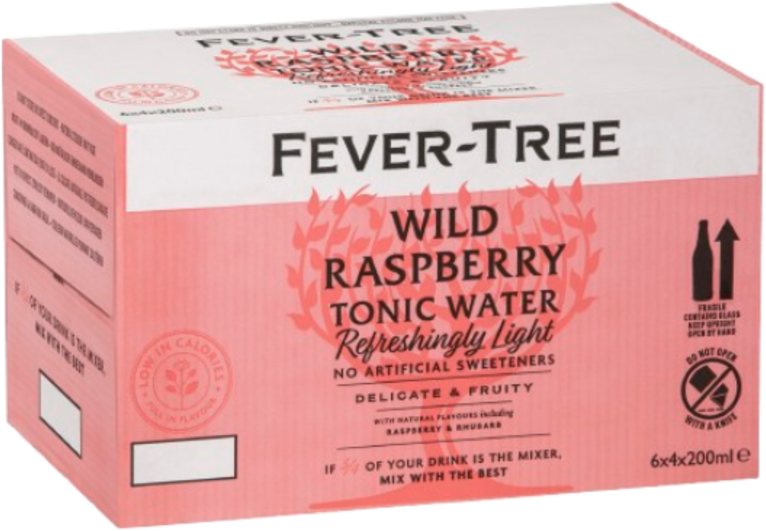 Fever Tree Rasperry Tonic Water Bottle 1X200ML