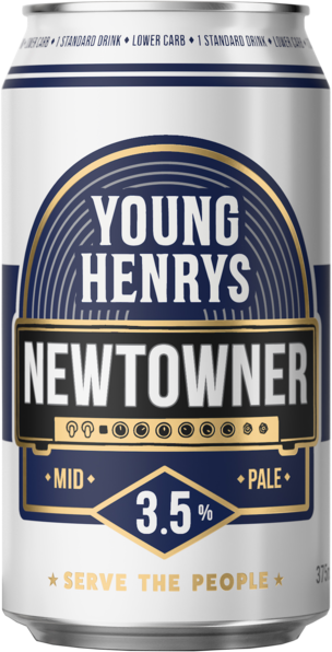 Young Henrys Newtowner Mid 3.5% Can 16X375ML