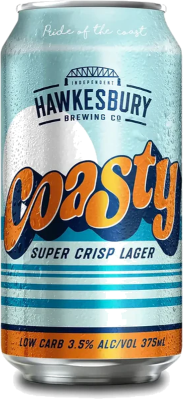 Hawkesbury Coasty Lager Can 1X375ML