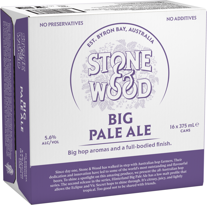 Stone & Wood Hinterland Big Pale Ale Can 16X375ML
