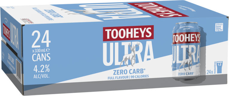 Tooheys Ultra Can 24X375ML