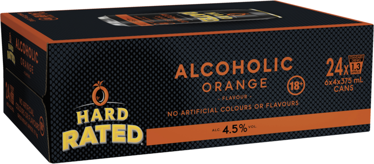 Hard Rated Orange 4.5% Can 24X375ML