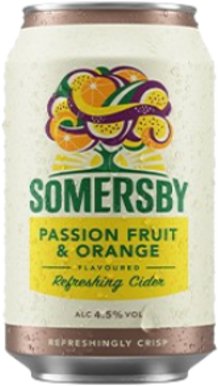 Somersby Orange And Passionfruit Can 24X330ML