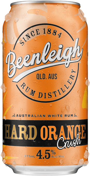 Beenleigh Rum And Hard Orange Crush 4.5% Can 4X375ML