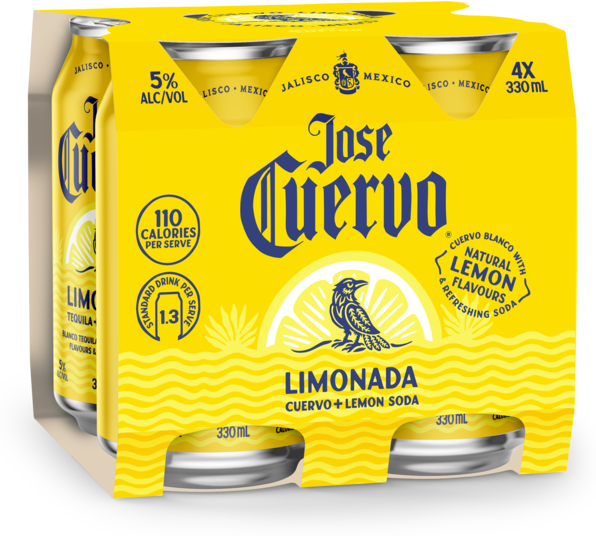 Jose Cuervo Limonada Can 4X330ML