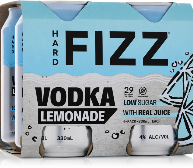 Hard Fizz Vodka Lemonade Can 4X330ML