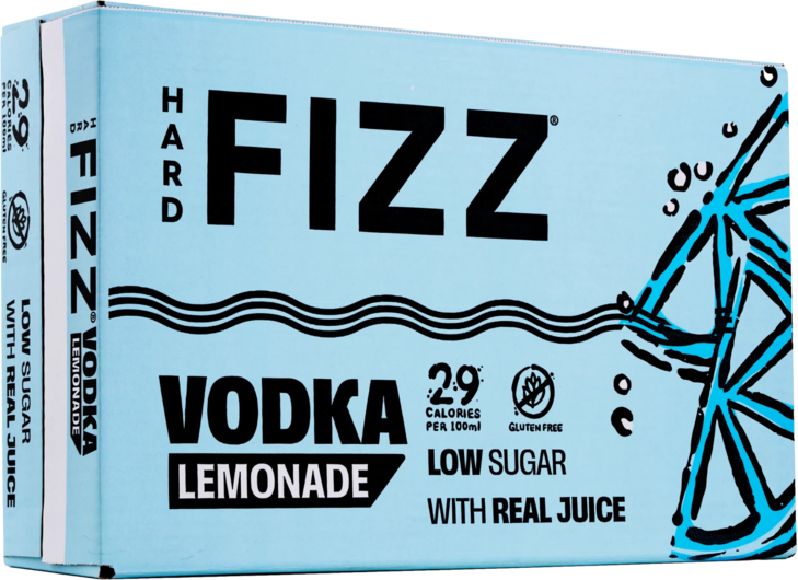 Hard Fizz Vodka Lemonade Can 24X330ML