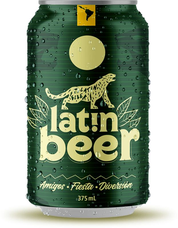 Latin Beer Hoppy Blonde Can 4X375ML