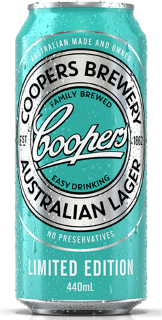 Coopers Australian Lager Can 1X440ML