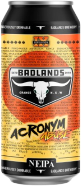 Badlands Acronym Abuse Ix NEIPA Can 16X440ML
