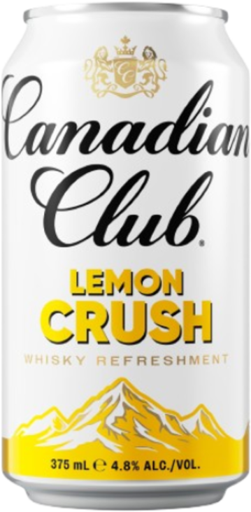 Canadian Club Citrus Lemon Crush Can 1X375ML