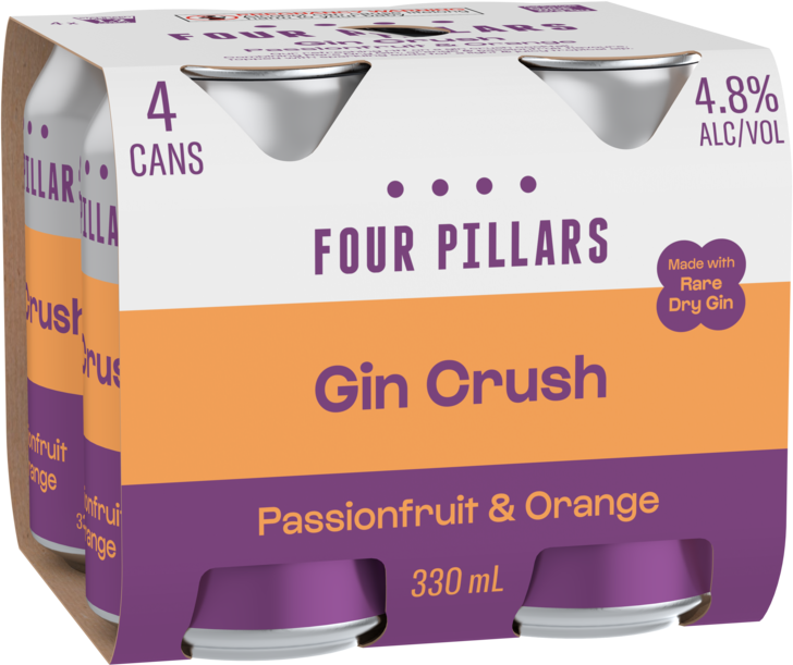 Four Pillars Gin Crush Can 4X330ML