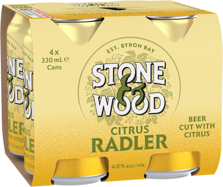 Stone & Wood Citrus Radler Can 4X330ML