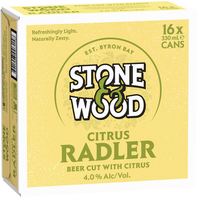 Stone & Wood Citrus Radler Can 16X330ML