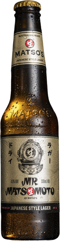 Mr Matsomotos Japanese Style Lager Bottle 1X330ML