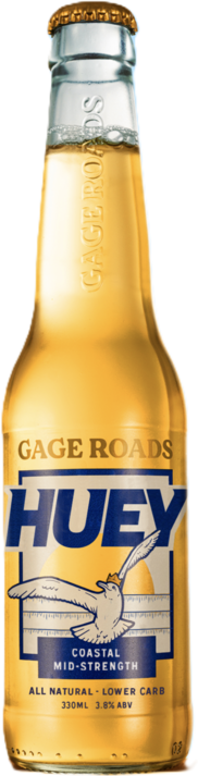 Gage Roads Huey Coastal Lager Bottle 1X330ML