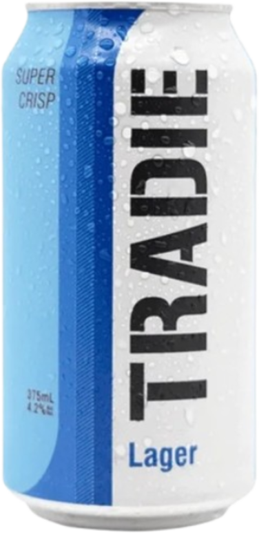 Tradie Zero Carb Super Crisp Can 1X375ML