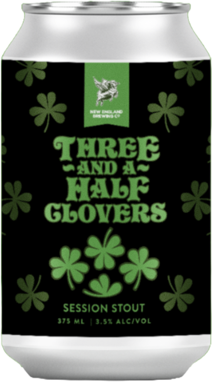 New England Three And A Half Clovers Can 24X375ML