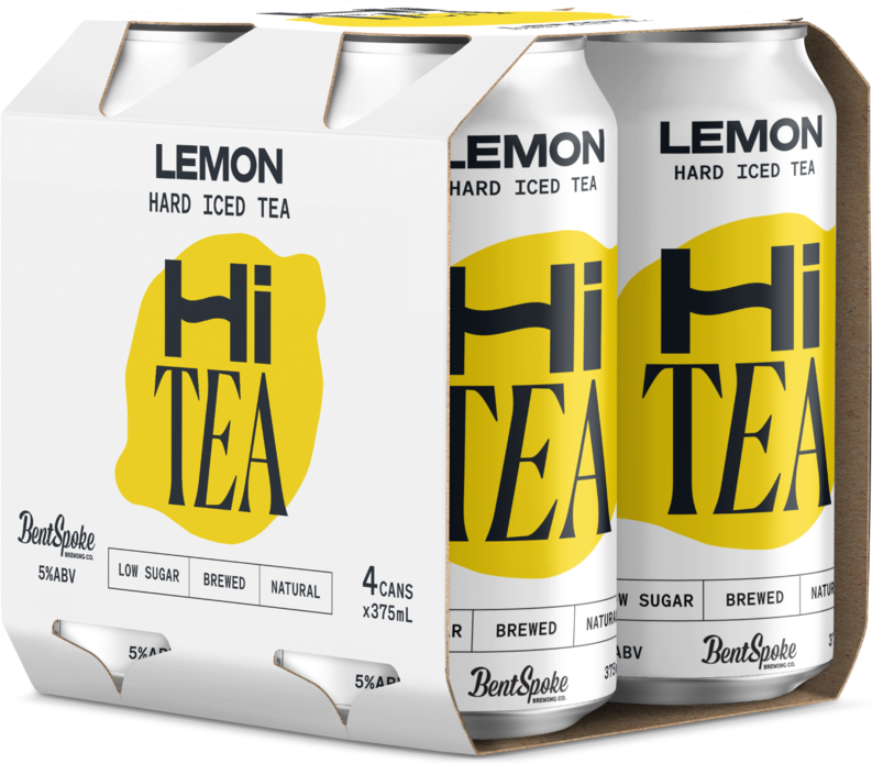Bentspoke Hi Tea Lemon Can 4X375ML