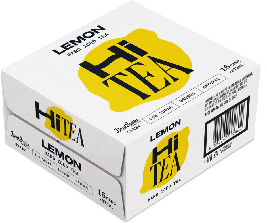 Bentspoke Hi Tea Lemon Can 16X375ML