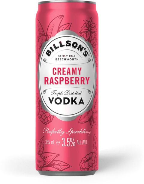 Billsons Vodka Creamy Raspberry Can 1X355ML