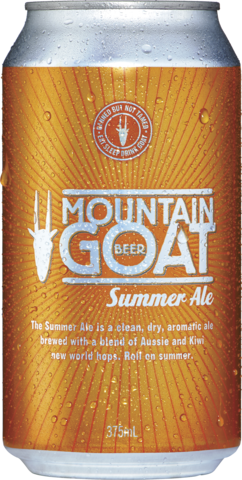 Mountain Goat Summer Ale Can 1X375ML