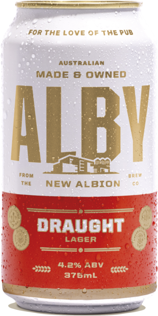 Alby Draught Lager Can 1X375ML