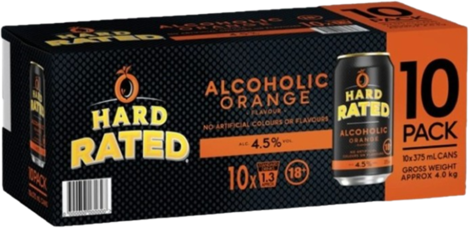 Hard Rated Orange 4.5% Can 10X375ML