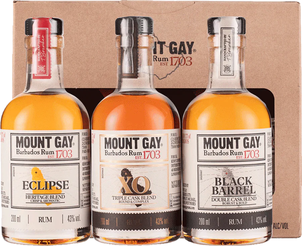 Mt Gay Discovery Pack 3X200ML