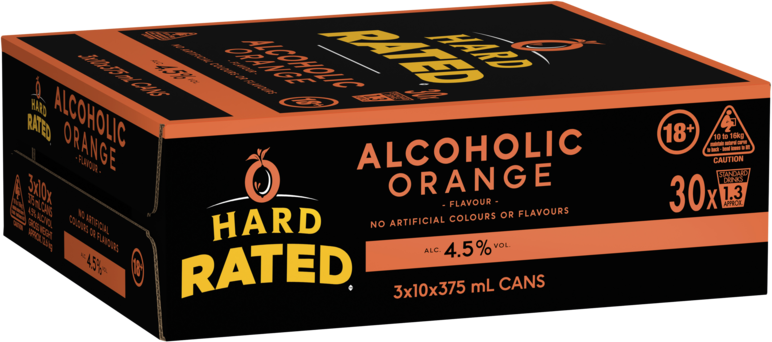 Hard Rated Orange 4.5% Can 3X10X375ML
