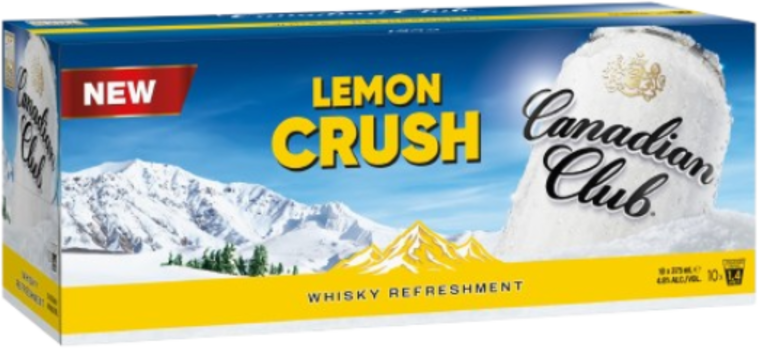 Canadian Club Lemon Crush Can 10X375ML