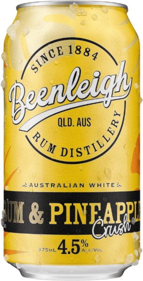 Beenleigh Rum & Pineapple Crush 4.5% Can 10X375ML