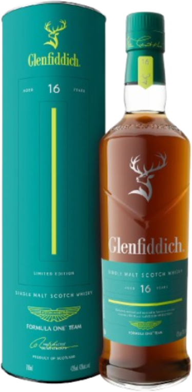 Glenfiddich 16 Year Old Aston Martin Formula 1 43% Whiskey 700ML