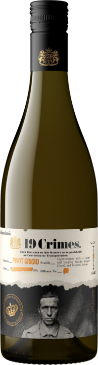 19 Crimes Pinot Grigio 750ML