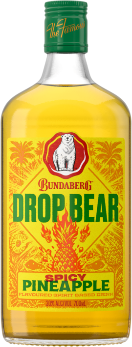 Bundaberg Drop Bear Spicy Pineapple 30% 700ML