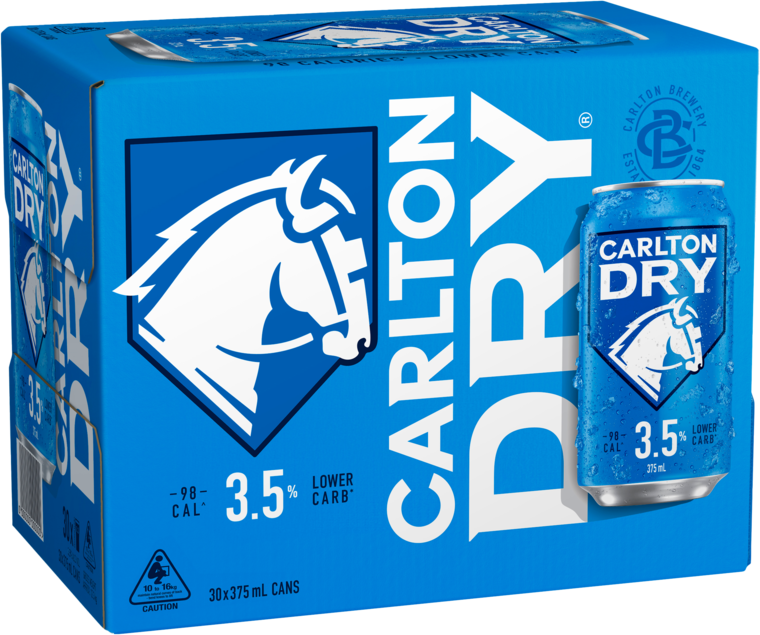 Carlton Dry Mid 3.5% Can 3X10X375ML