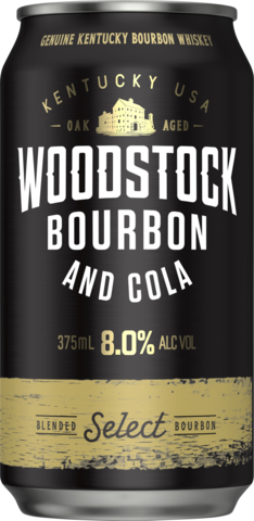 null Woodstock Bourbon & Cola 8% Can 1X375ML