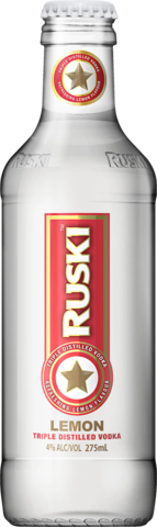  Ruski Lemon Bottle 24X275ML