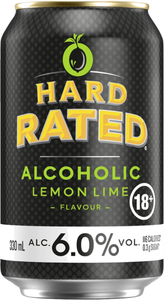 Hard Rated Lemon Lime 6% Can 1X330ML