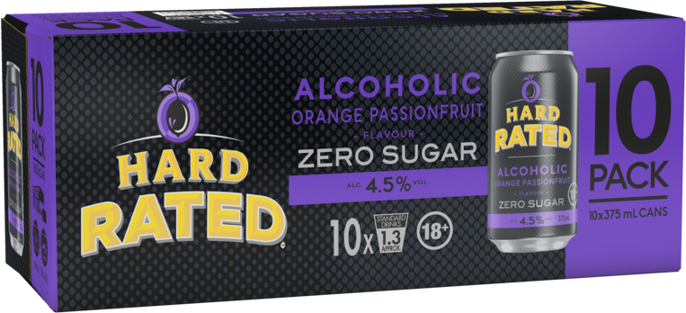 Hard Rated Orange And Passionfruit Can 24X375ML