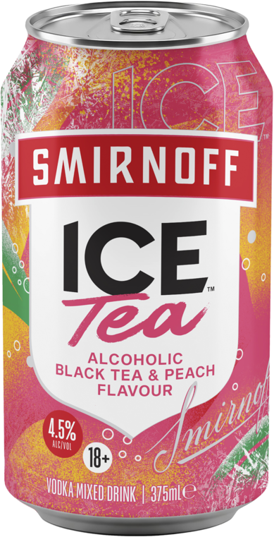 Smirnoff Ice Tea Peach Can 1X375ML